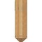 Ekena Millwork Funston Arts and Crafts Rough Sawn Bracket w/ Offset Brace, Western Red Cedar, 8"W x 24"D x 28"H BKT0806X24X28FST03RWR - alternate 4